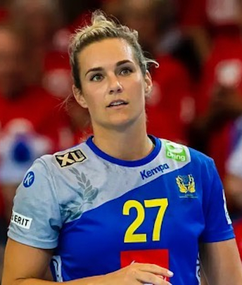 Sabina Jacobsen - fd lagkapten för Sverige